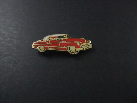 Cadillac 62 Sedan jaren 50 rood